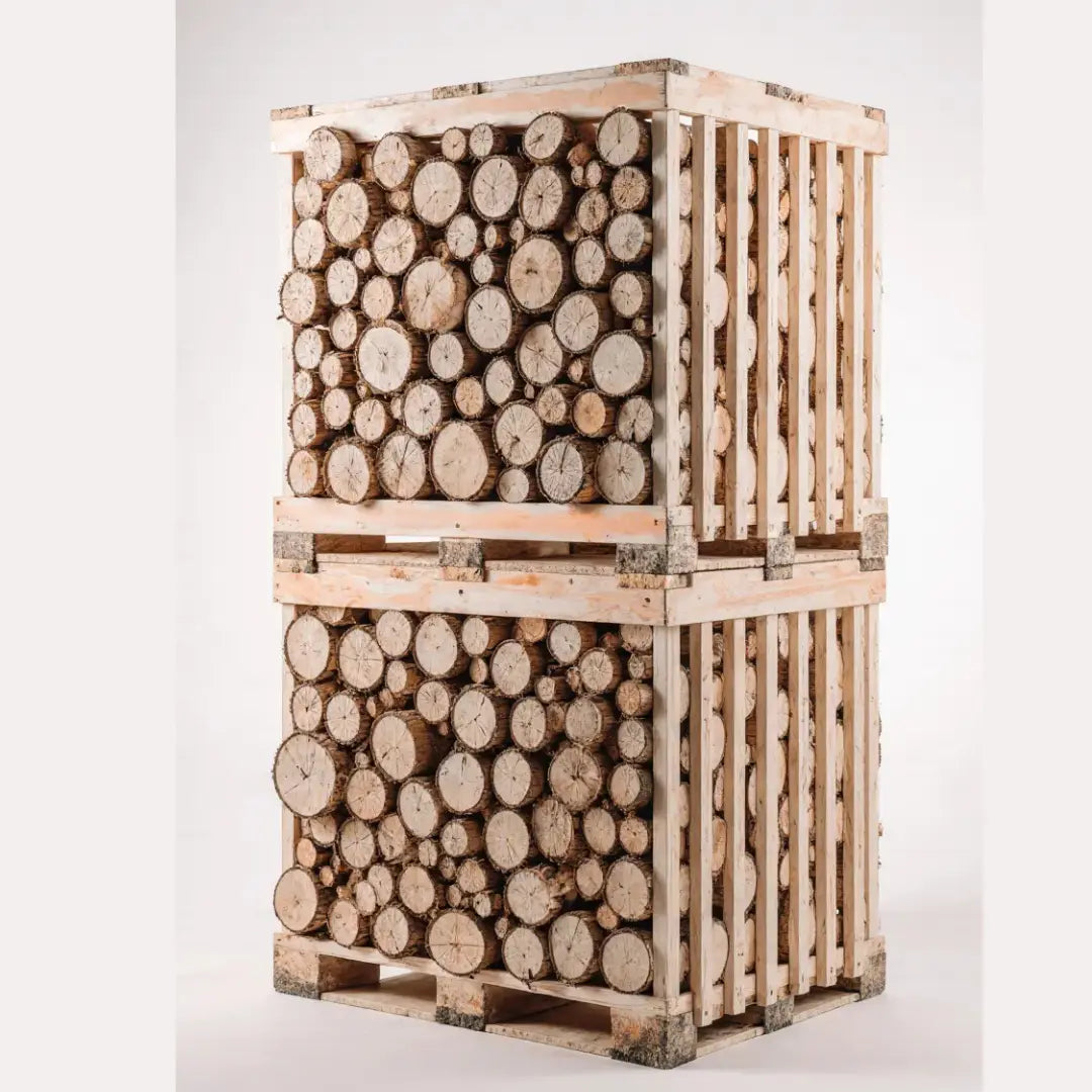 Bois de chauffage sec en palette